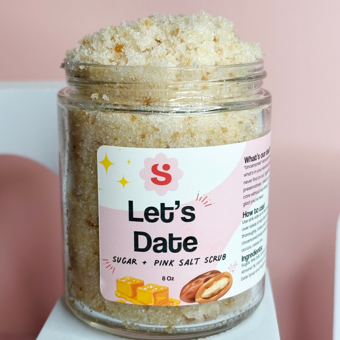 Let’s Date Sugar + Pink Salt Scrub