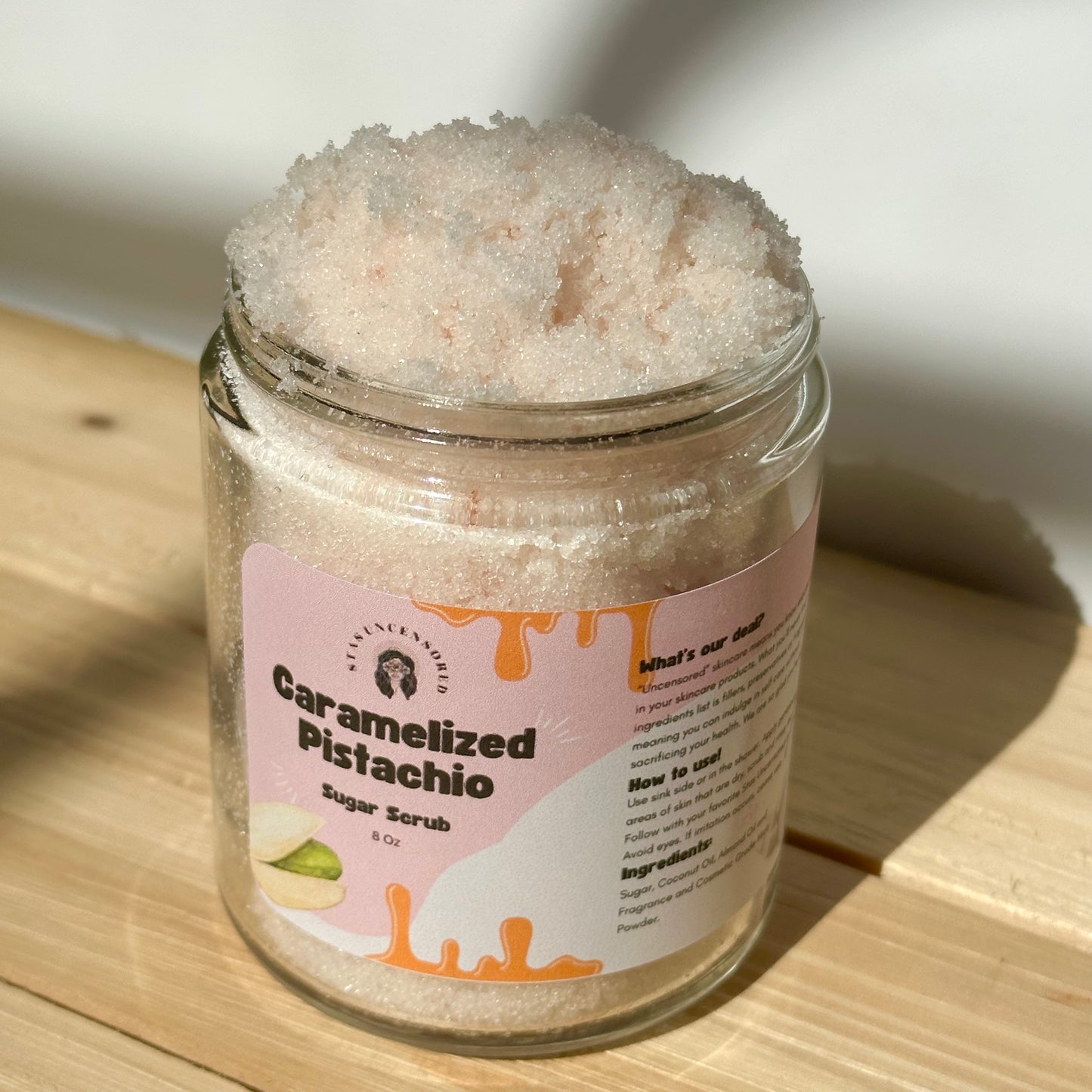 Caramelized Pistachio Sugar Scrub