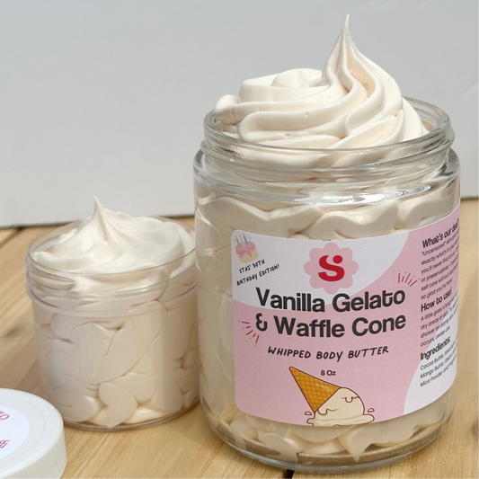 Vanilla Gelato & Waffle Cone Whipped Body Butter