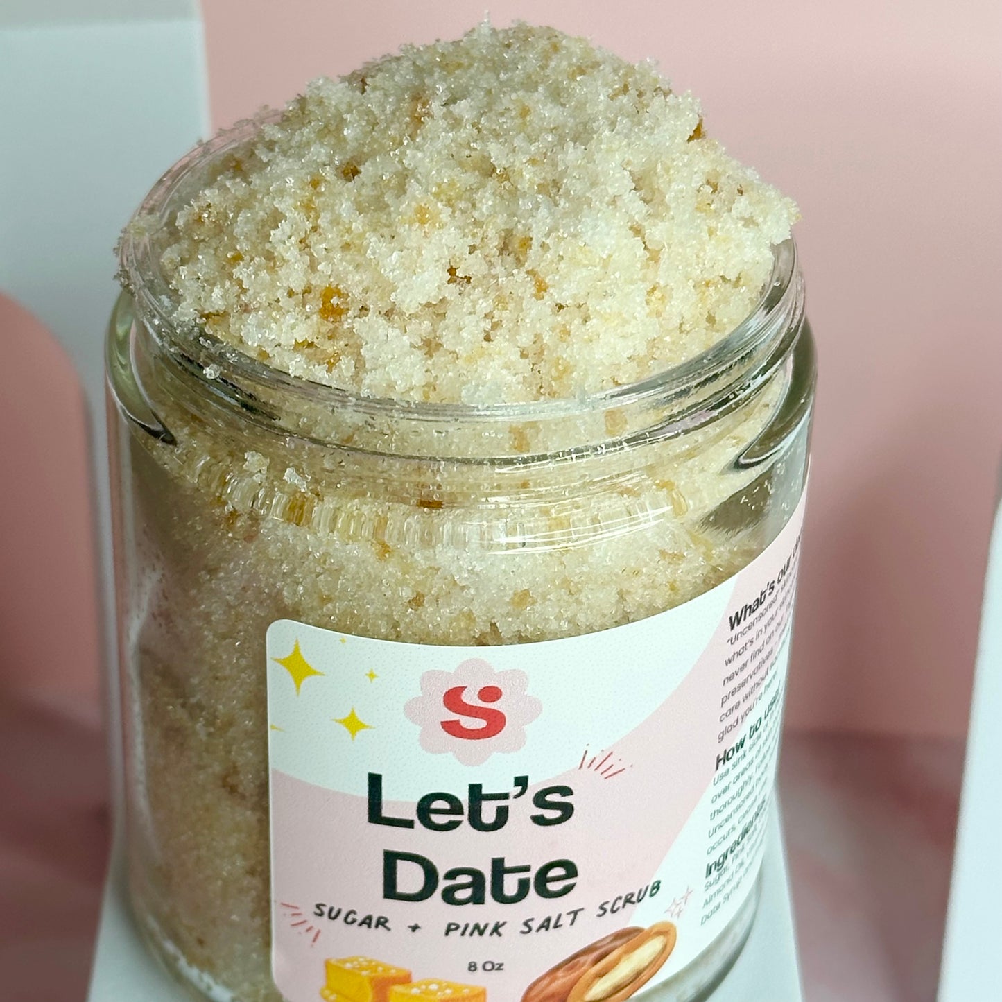 Let’s Date Sugar + Pink Salt Scrub